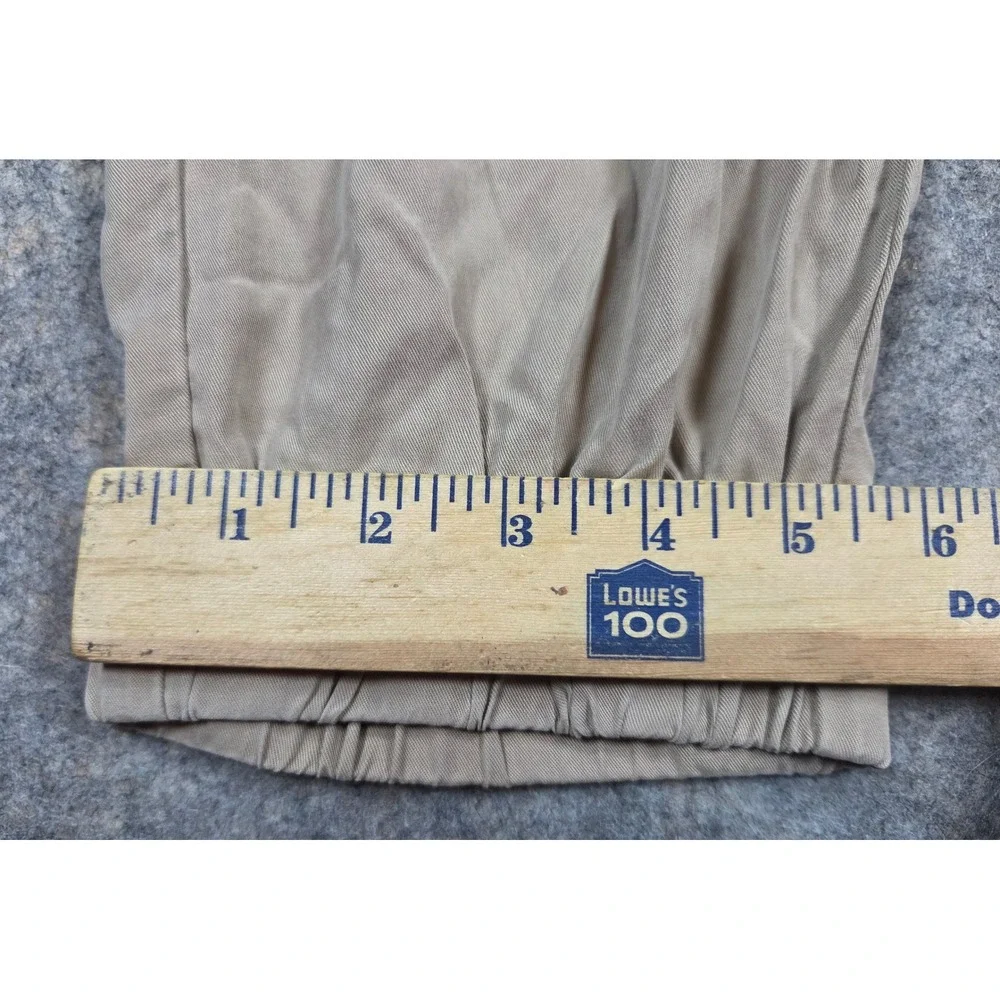 Banana Republic Khaki Tan Lyocell Cargo Jogger Pants Mens XL Utility Baggy Y2K